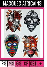 V354-MASQUES-Masques africains