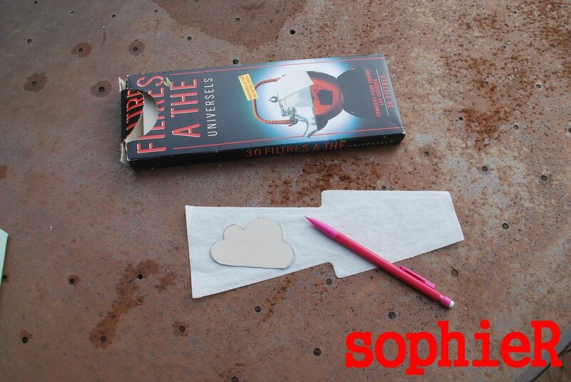 sachet de thé nuage le tuto Les bonheurs de sophieR