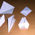 Origami d'un pingouin 