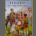 Livre ancien ... heidi et ses enfants (1950) 