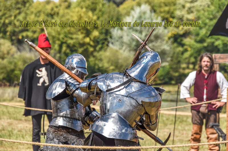 Armes d’Hast des Chevaliers Le Marteau de Lucerne bec de corbin 3