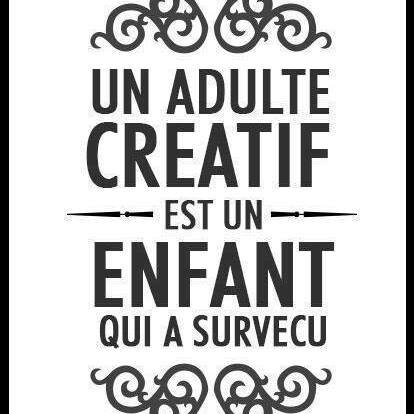 Un adulte créatif est