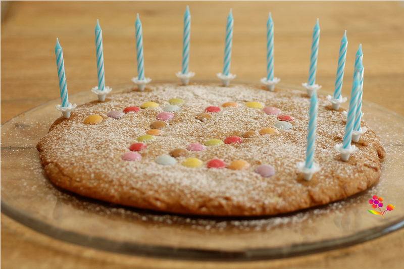 Cookie géant aux Smarties