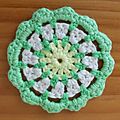 Granny rond fleuri