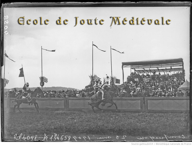 Ecole de Joute Médiévale photo Compiègne, 23 mai 1909 le tournoi de chevalerie