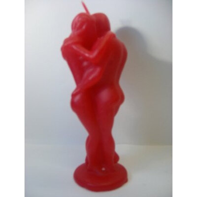 bougie rouge pour les rituels d'amour