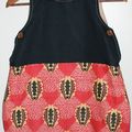 gigoteuse ethnic rouge et noire