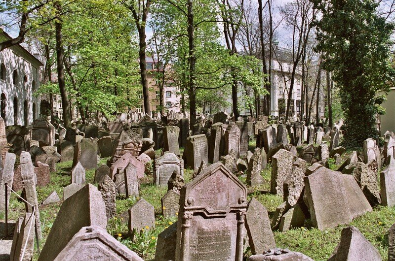 Le Vieux Cimetière Juif (Prague - 2005) - Photo De La Quatrième ...