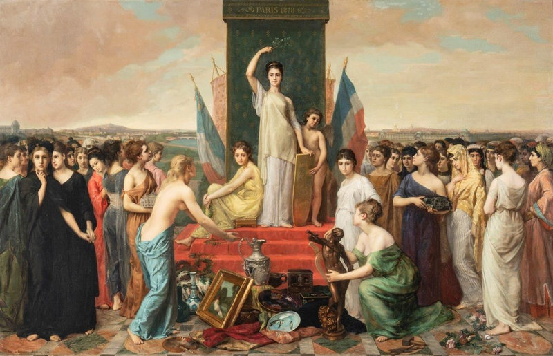 Benner Jean et Emmanuel Allégorie de l'Expo universelle de 1878 1878