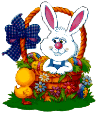 Panier lapin de Pâques