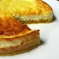 Cheesecake chèvre abricot curry
