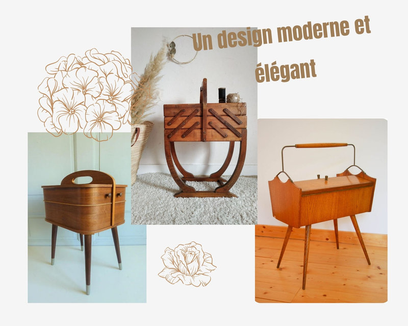 Green and Brown Realistic Interior Design Moodboard Photo Collage(2)