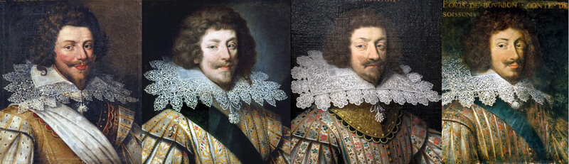 Portraits de princes français années 1620