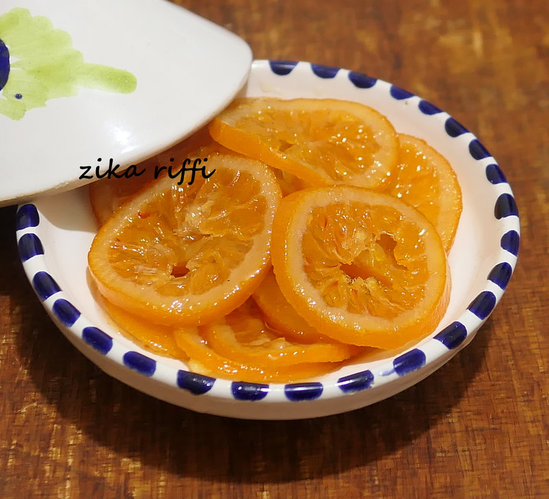 oranges confite maison