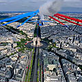 🇫🇷 très bon 14 juillet dans le ciel de paris avec la patrouille de france 🇫🇷