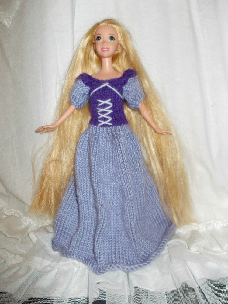 robe princesse barbie tricot