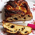 Brioche façon kringle au mascarpone et chocolat