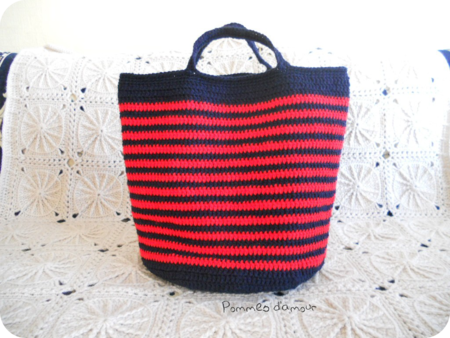 barjo marine rouge rond