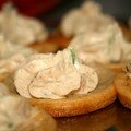 Mini Cêpes et mousse de saumon
