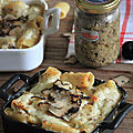 Gratin de rigatoni champignons-truffe et beaufort