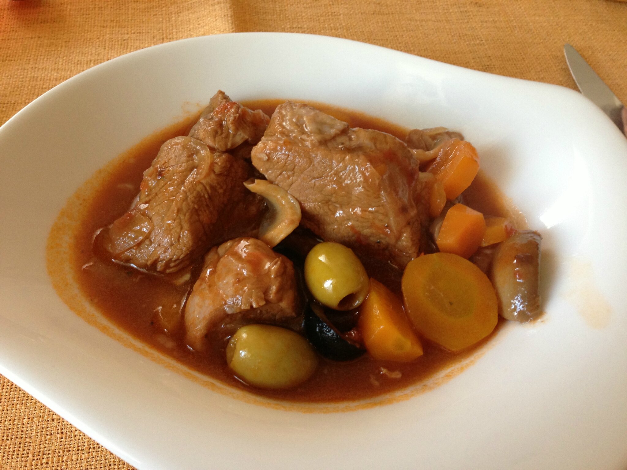 Sauté de veau aux olives cherka cuisine