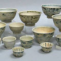 selection thirteen bowls and cups. Late 15th/Early 16th Century