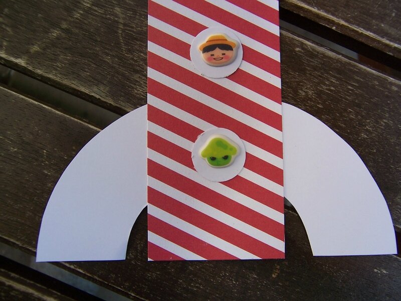 Marquepage fusée et planète BOX MIMI la fourmi