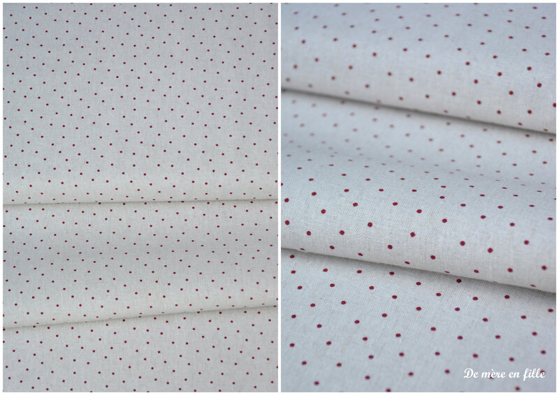 naturel pois rouges