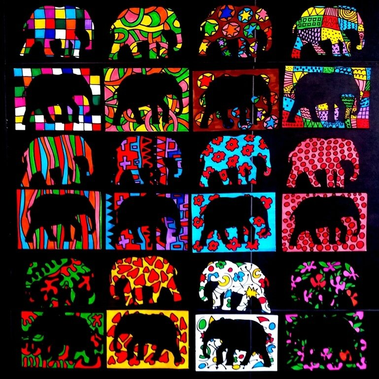 274_Personnages Animaux Monstres_Elmer et ses copains (47)