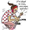 A bicyclette