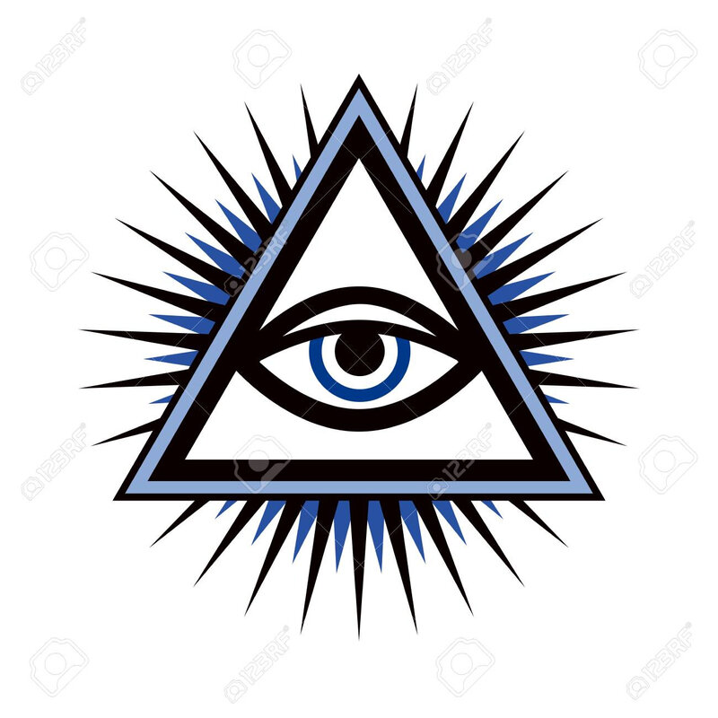 oeil mystique bleu