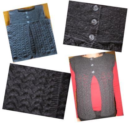 Nouveau gilet ... pour moi - Tricot Brico & Cie