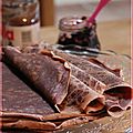 C'est la chandeleur ...instant de gourmandise avec des crêpes au chocolat