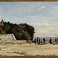 Chevalier (Louis-Marie) le sommet de la butte Montmartre avec la tour Solférino, 1870