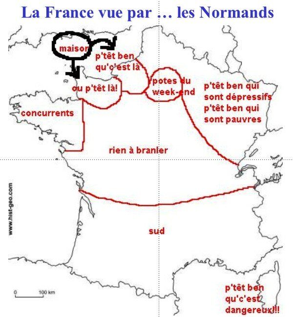 Humour La France Vue Par Ses Habitants L Etoile De Normandie Le Webzine De L Unite Normande