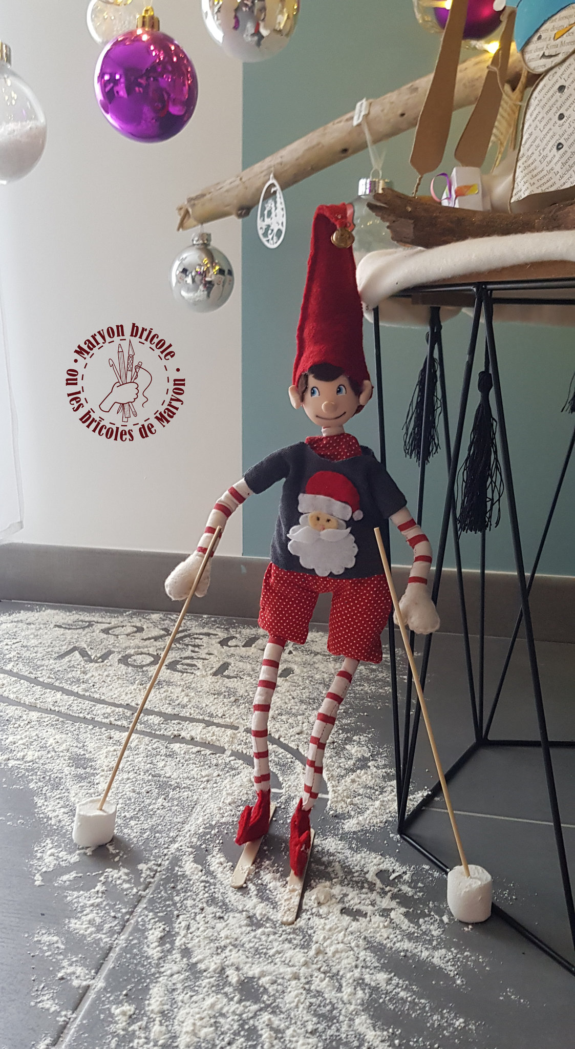 Tobie, notre lutin sur l'étagère (the elf on the shelf) - Maryon