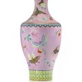 A magnificent imperial famille rose ‘butterfly’ vase: property of the ping y. tai foundation