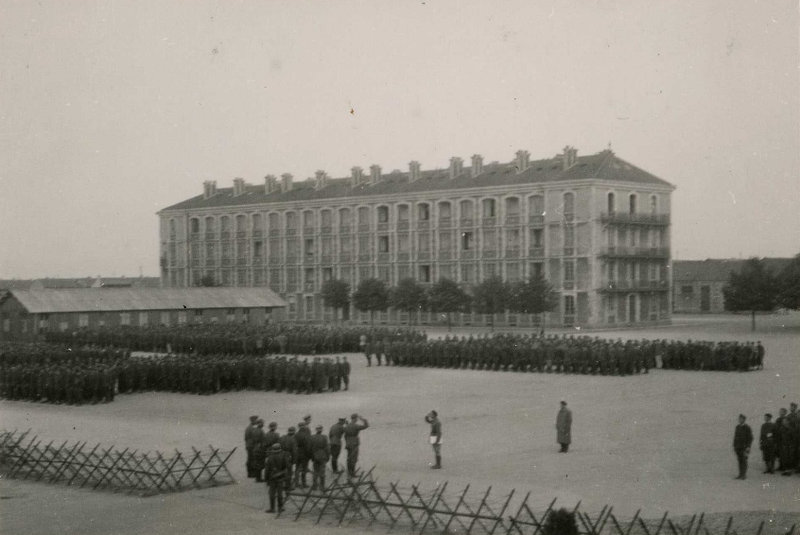 Caen, reddition des soldats français à la caserne Claude Decaen, juin 1940
