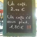 Un café, s'il vous plait!