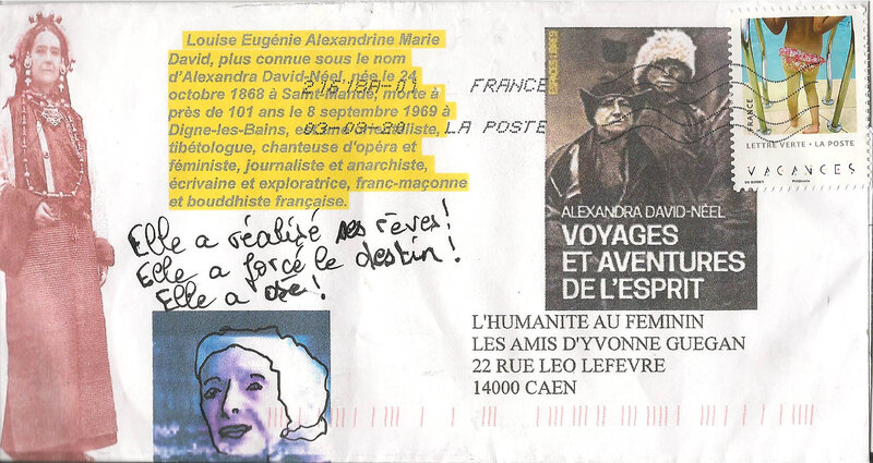 06 0300 alexandra David Neel par Françoise Jeannenot recto