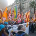 Manifestació contra la crisí a Barcelona