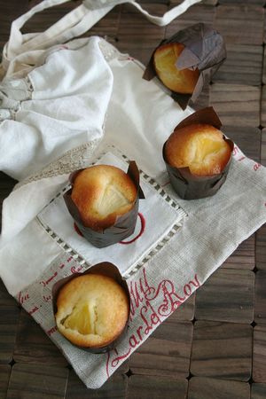 Muffins citron vert et ananas au lait Ribot 1