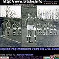 1969 équipe de foot régimentaire