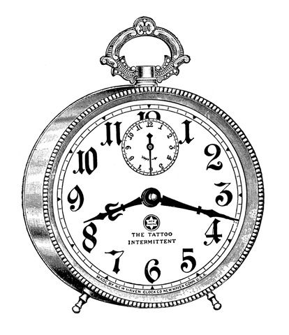 alarm clock vintage image graphicsfairy6c