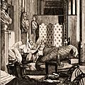 Tissot (James), Le foyer de la Comédie française (1875), Souvenir du siège de Paris