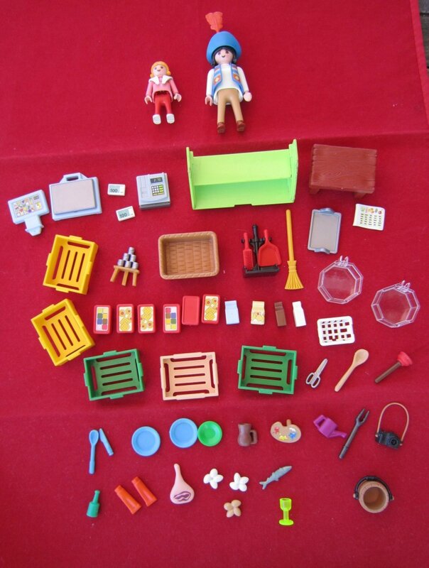 Personnages Playmobil Vintage - Grenier d'enfance