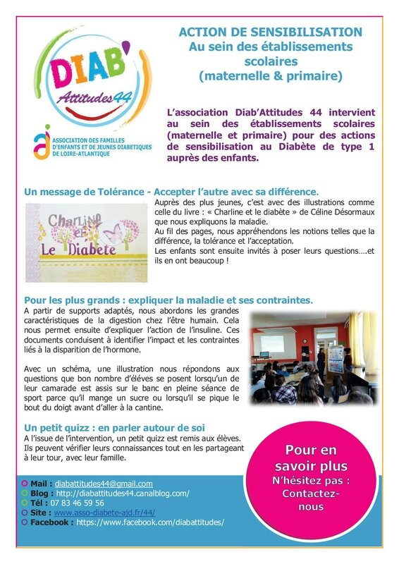 Association des Familles d'Enfants et de Jeunes  Diab'attitudes 44