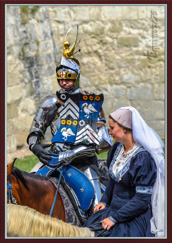 Chevalier Anglais au Château du Rivau - LE POITOU PENDANT LA GUERRE DE CENT ANS (1340-1453)
