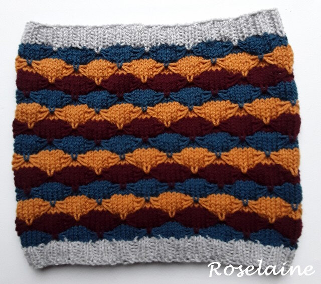 Roselaine Afternoon Delight Quickie Knit Cowl by Marly bird 1