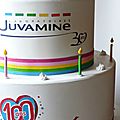 Gâteau pour Arkopharma, Juvamine, Mercurochrome